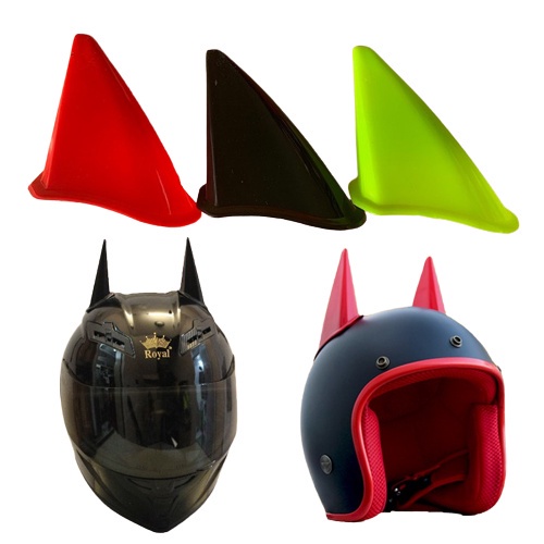 Siêu Phẩm Đuôi Gió Và Sừng Gắn Mũ Bảo Hiểm Fullface - Siêu Đẹp - Chất Lượng
