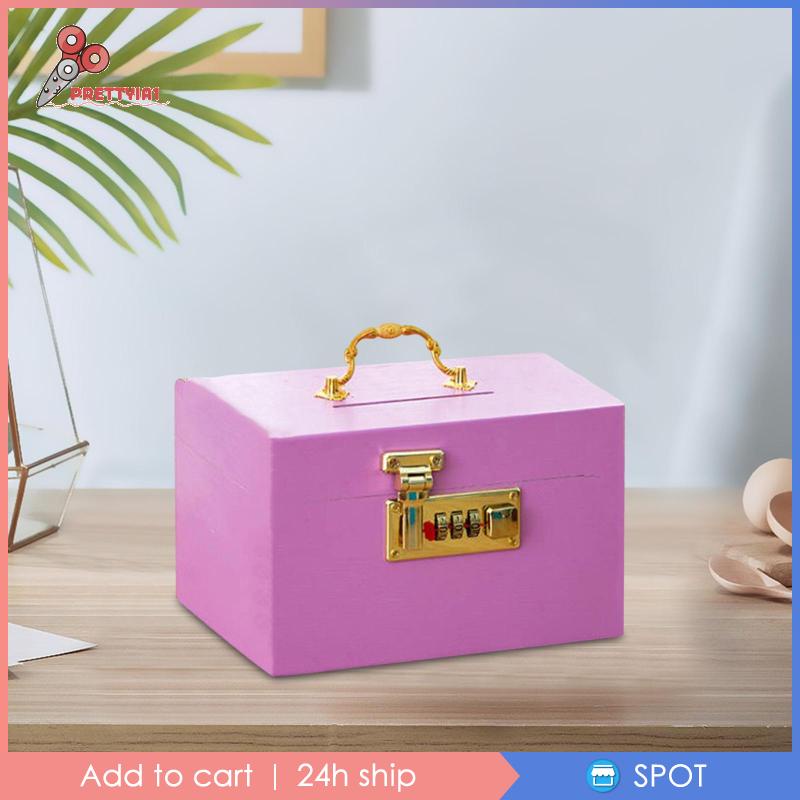 [Prettyia1] Hộp Đựng Tiền Tiết Kiệm Phong Cách Vintage Nhỏ Gọn Tuyệt Vời Dành Cho Bé Trai