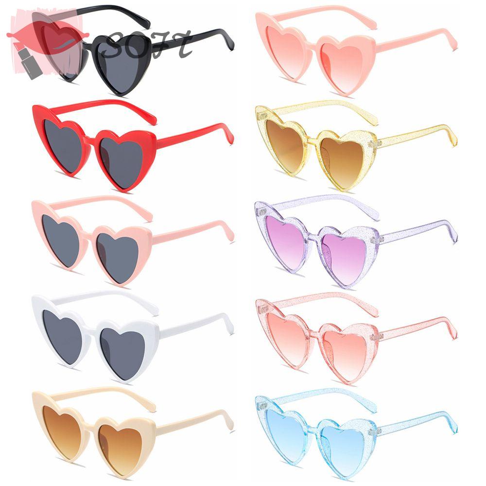 Kính Mát Gọng Trái Tim Thời Trang Cho Nữ