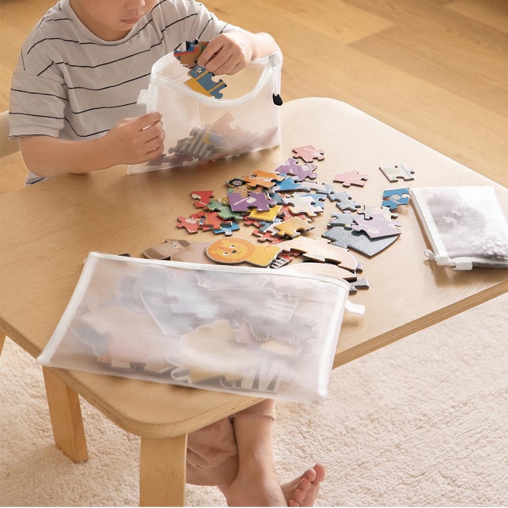 Túi Lưới Nilon Trong Suốt Đựng Tài Liệu Giấy Tờ Khổ A4/A5/A6 Túi Đựng Bút Trong Suốt Phong Cách Hàn Quốc