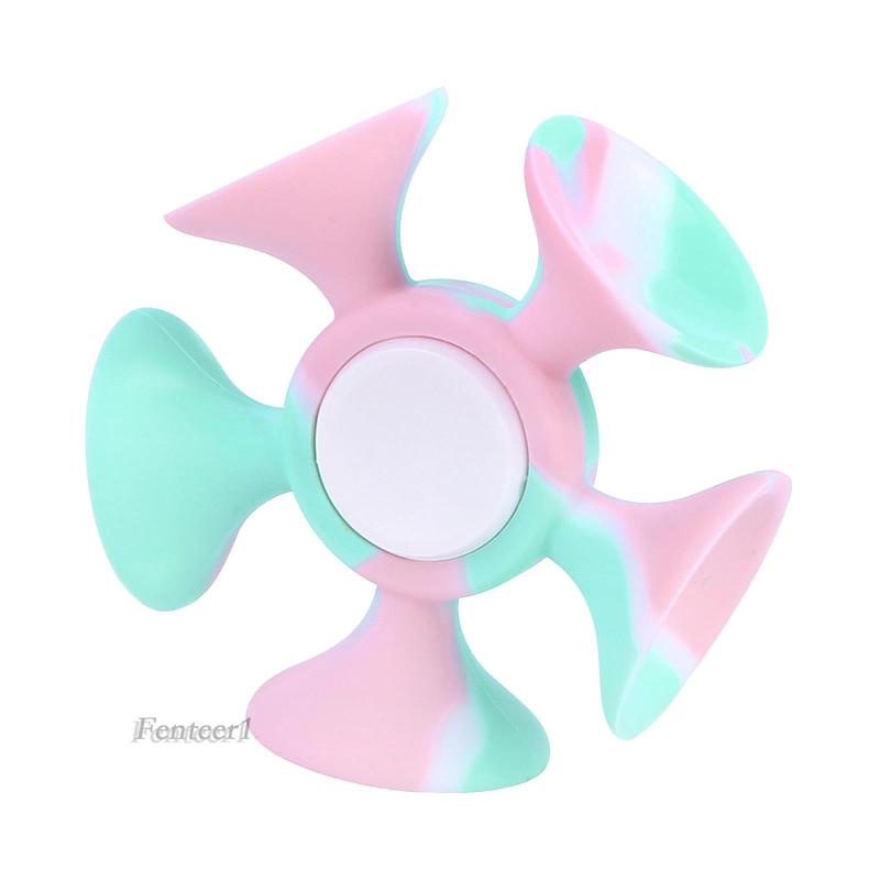 [Fenteer1] Con Quay Đồ Chơi Fidget Spinner Hoạt Hình Có Cốc Hút Làm Quà Tặng Tương Tác Đồ Chơi