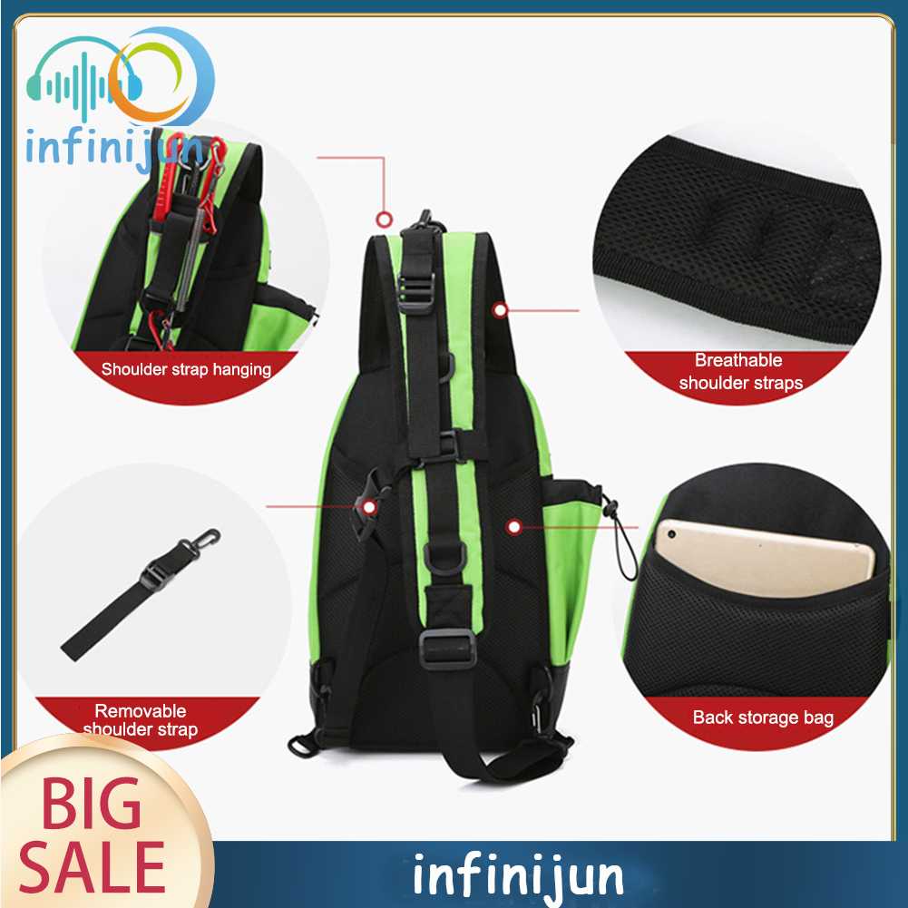 Túi Đeo Chéo Ngực Vải Oxford Phản Quang Nhiều Lớp Thời Trang Cao Cấp Cho Nam