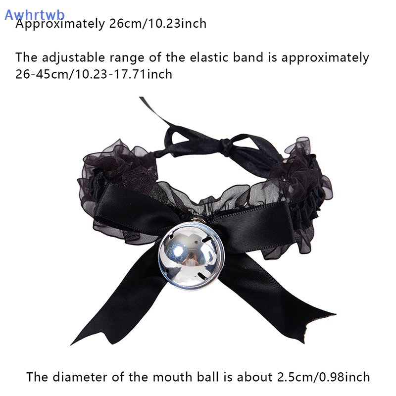 Vòng Cổ Choker Ren Phối Nơ Phong Cách Punk Lolita Đáng Yêu Cho Nữ Mới