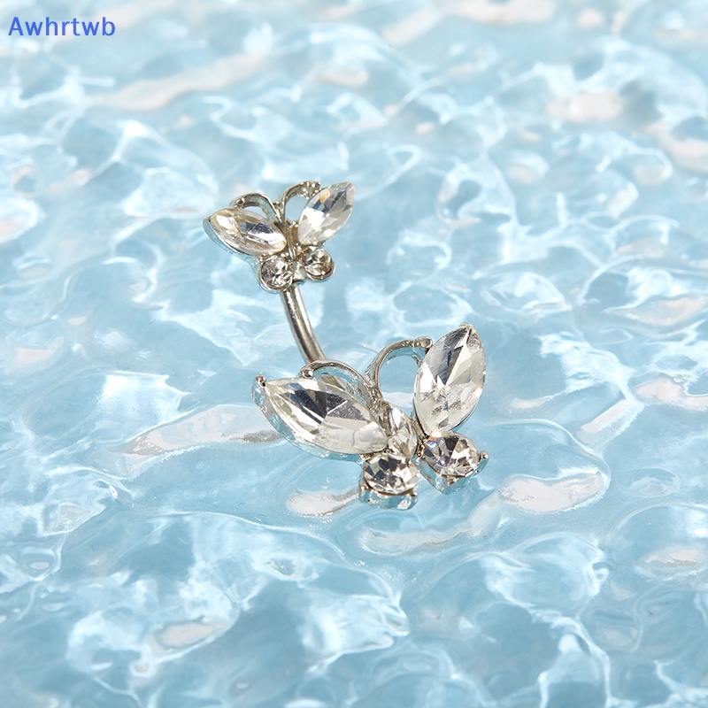 Khuyên Rốn Hình Bướm Đính Đá Xinh Xắn Thời Trang Cho Nữ Mới