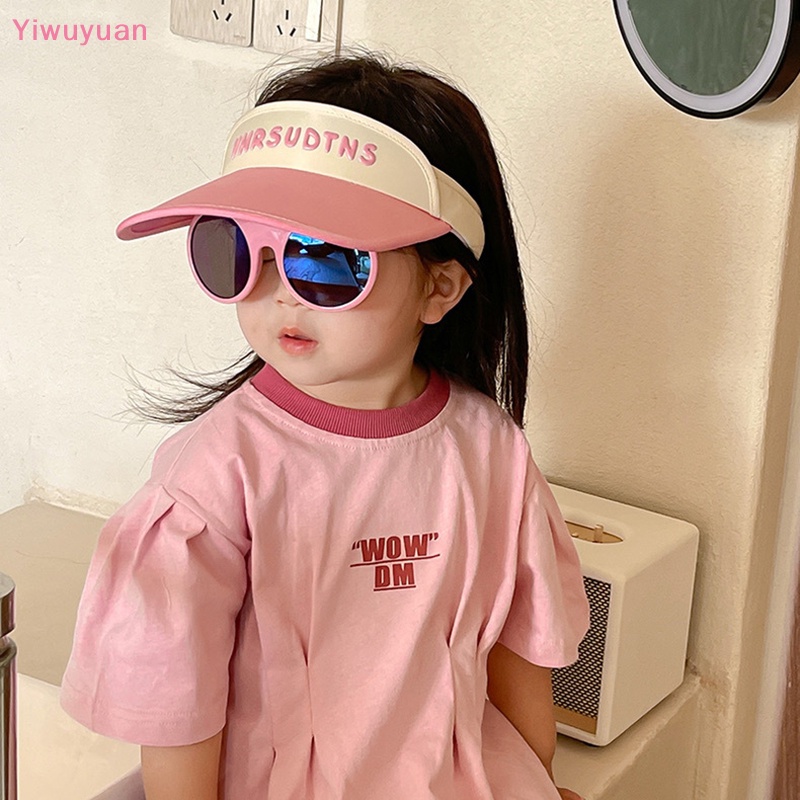 Mũ Lưỡi Trai Hở Chóp Có Kính Chống Nắng Thời Trang Mùa Hè Mới Bảo Vệ Cho Bé Trai Và Bé Gái