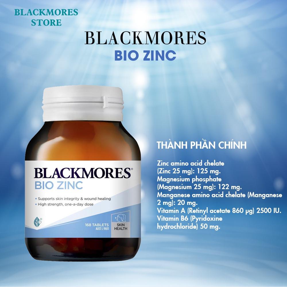 Viên uống bổ sung kẽm tự nhiên blackmores bio zinc Healthy Care của Úc chai 84 viên Healthy Care Australia