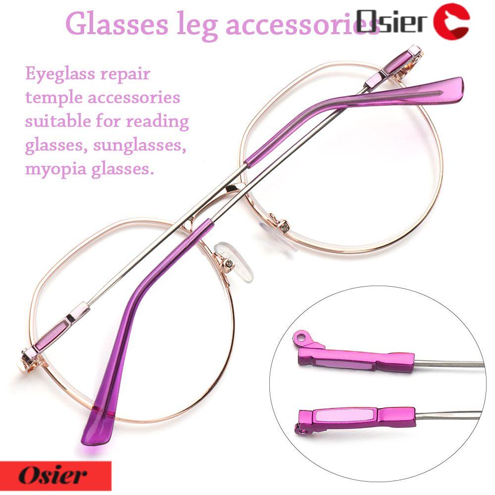 1 Cặp Phụ Kiện Gắn Kính Chống Trượt Bằng Kim Loại Chất Lượng Cao