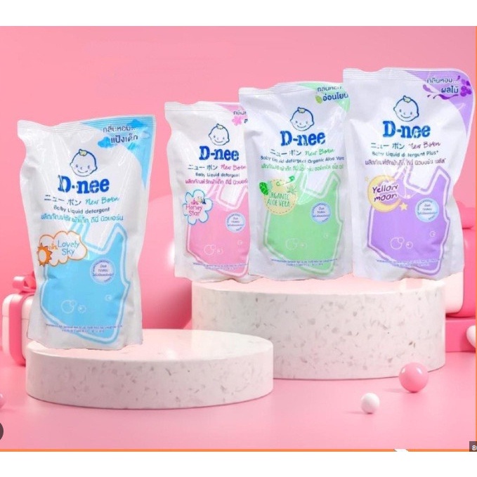 Nước giặt quần áo em bé Dnee túi 550ml- Chính hãng Công ty Đại Thịnh