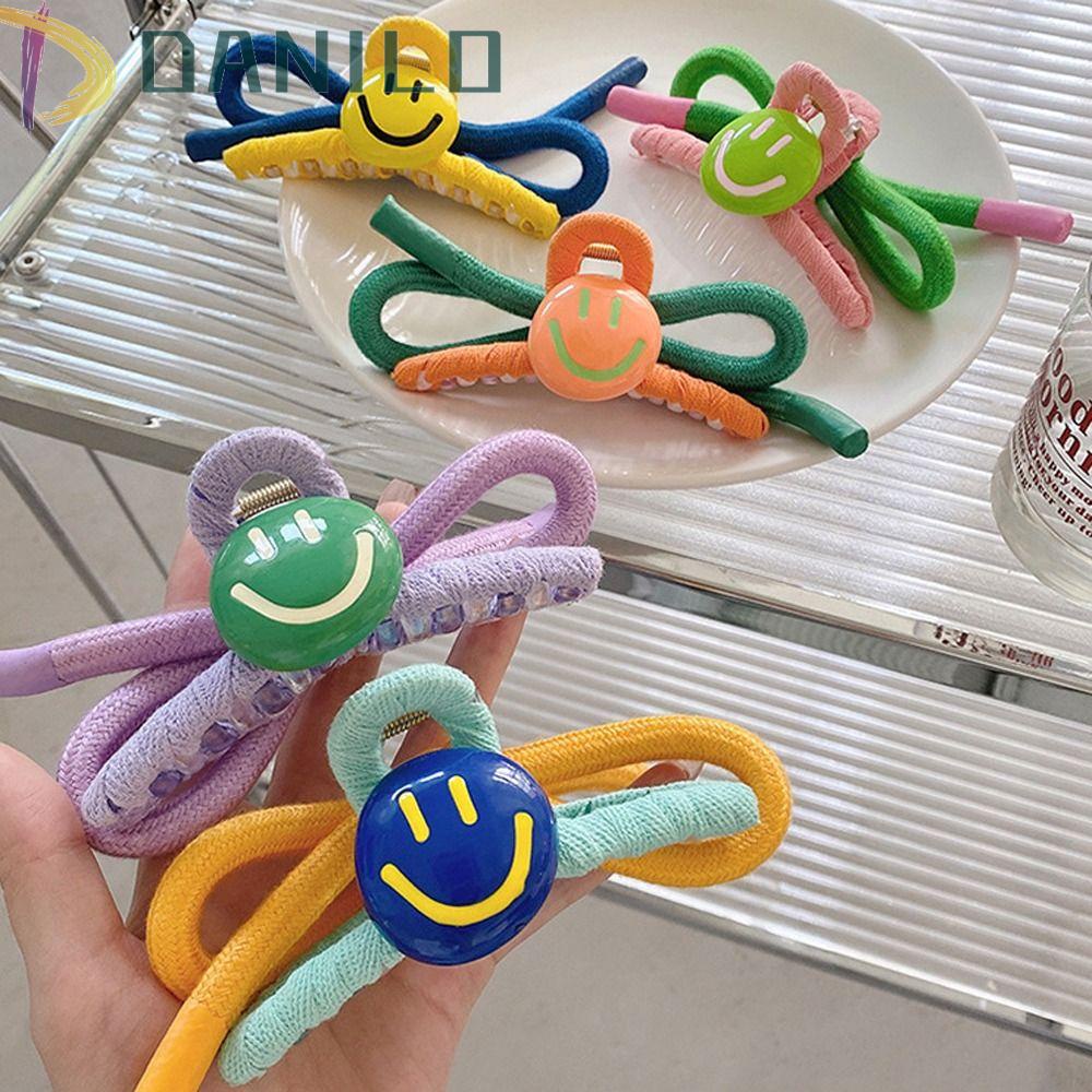 Kẹp Tóc Hình Mặt Cười Phong Cách Hàn Quốc Thanh Lịch Cho Nữ