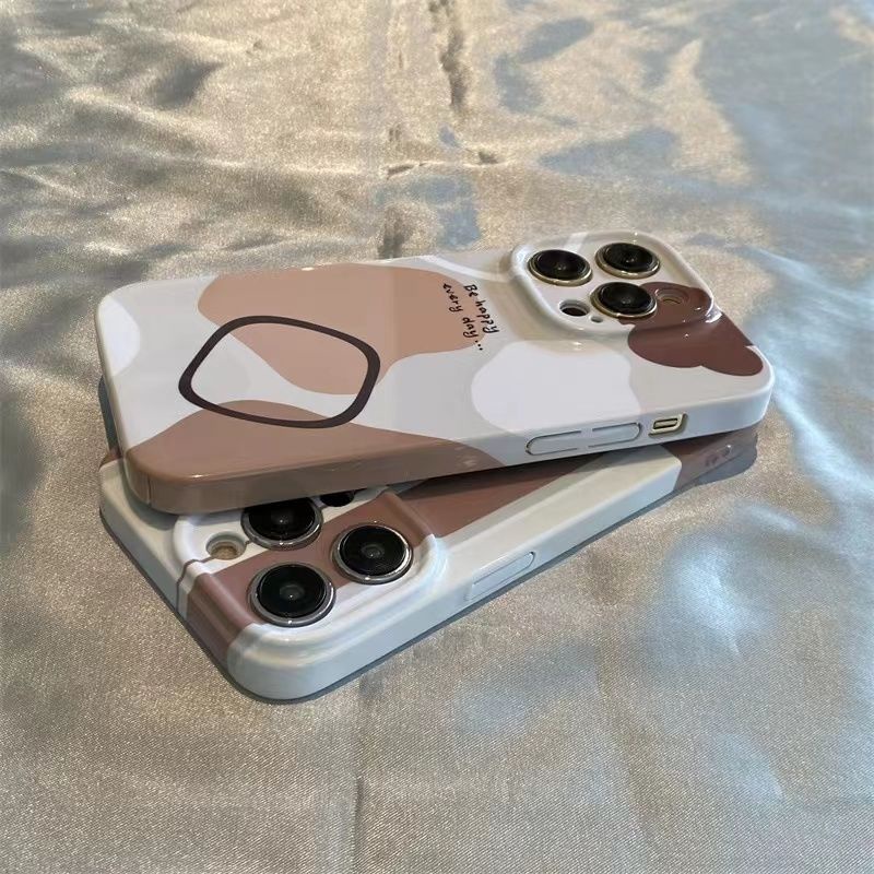 Ốp Điện Thoại Cứng Siêu Mỏng Họa Tiết Hình Học Cho Iphone 12 11 13 14Promax 14pro AP6W