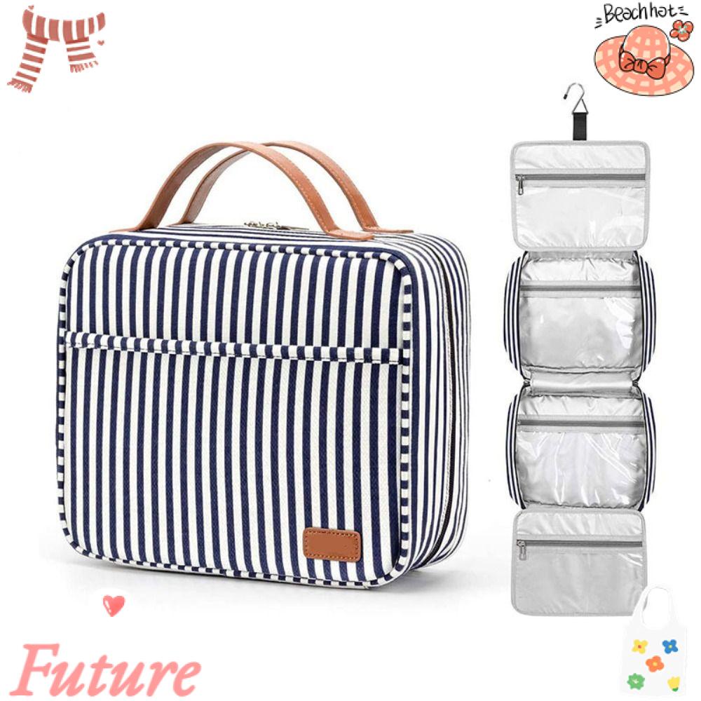 Túi Đựng Đồ Trang Điểm Chia Ngăn Khô Ướt Tiện Dụng Khi Đi Du Lịch