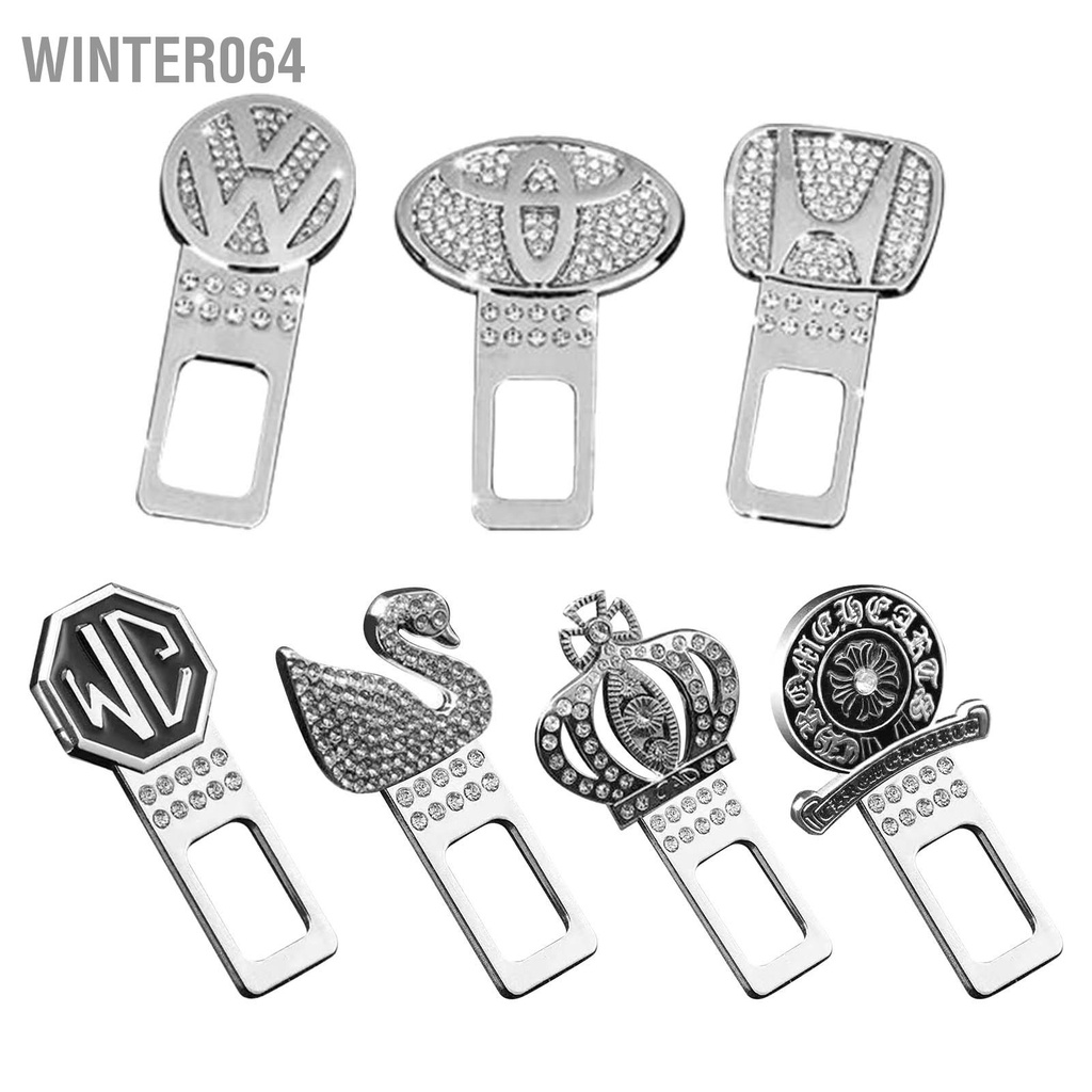 Winter064 Kẹp dây an toàn Thạch nhỏ gọn Di động thoải mái Bộ điều chỉnh cho xe hơi