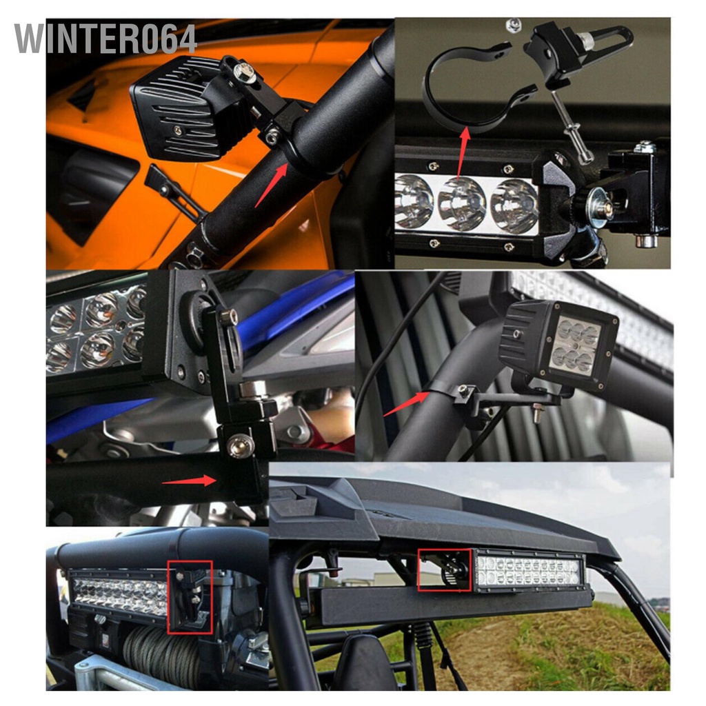 Winter064 Đèn Làm Việc Đa Năng Giá Đỡ Lồng Cuộn Ống Thanh Gắn Cho Xe Ô Tô Tải ATV SUV