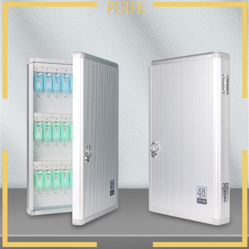 Tủ Đựng Chìa Khóa 48 Ngăn Bằng Kim Loại Gắn Tường Tiện Dụng Cho Nhà Cửa / Văn Phòng