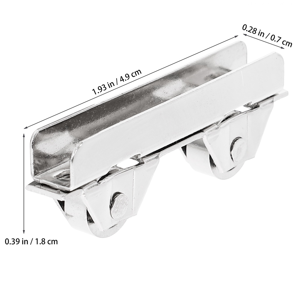 Bộ 10 Bánh Xe Lăn Inox Gắn Kính Cửa Sổ Bỏ Túi Tiện Dụng