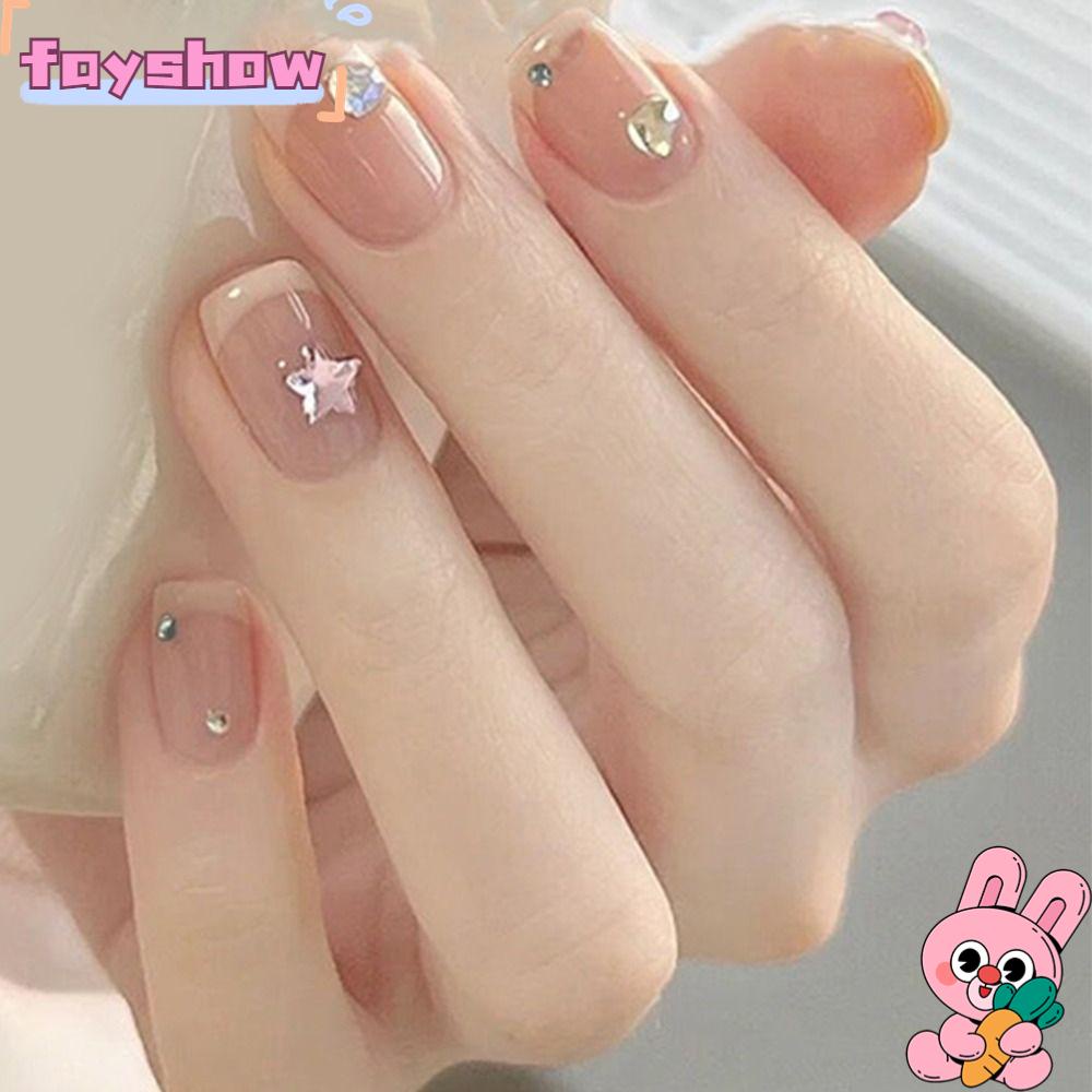 Set 24 Móng Tay Giả DIY Xinh Xắn