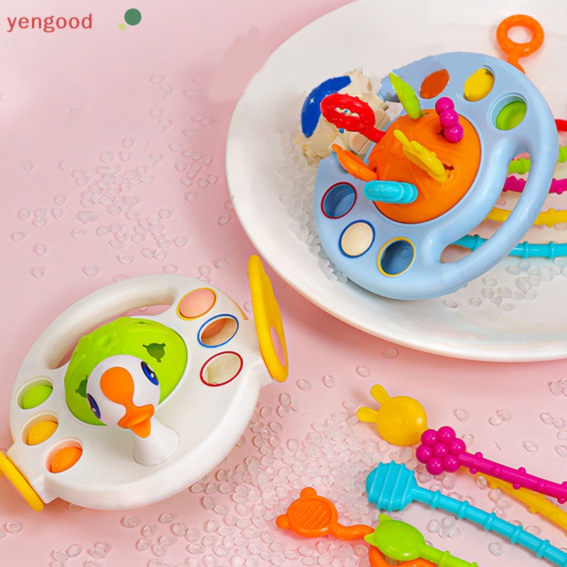 Đồ Chơi Dây Kéo Bằng Silicone Phát Triển Răng Cho Bé