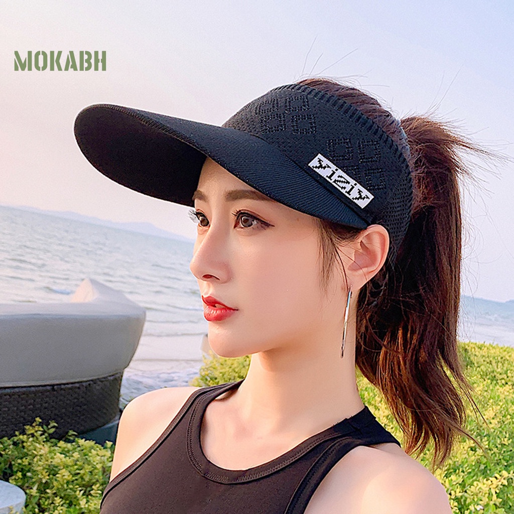 Mũ Lưỡi Trai Hở Chóp Chống Tia UV Có Thể Điều Chỉnh Thoáng Khí Thời Trang Mùa Hè Cho Nam Và Nữ