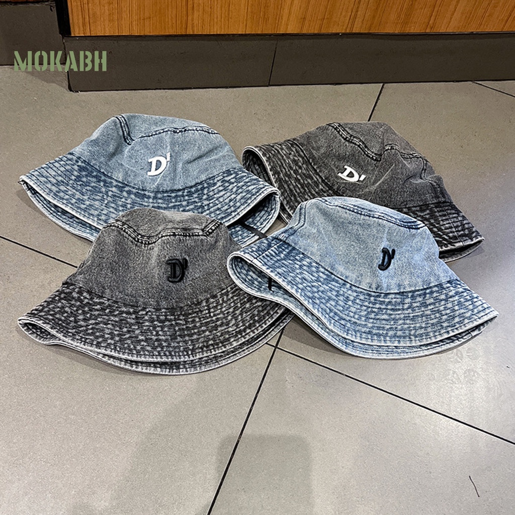 Nón Bucket Tròn In Chữ Phẳng Chống Nắng Chống Gió Sâu Vành Rộng Phong Cách Hip Hop Mùa Hè Cho Nam Và Nữ
