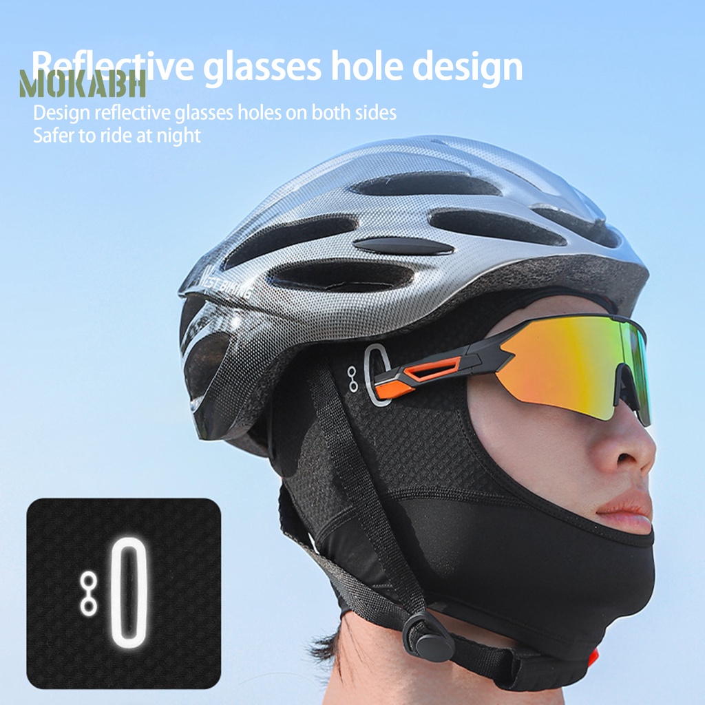 [Mok Abh] Tấm Che Mặt Độ Co Giãn Cao Thoải Mái Khô Nhanh Dùng Khi Đi Xe Đạp Xe Máy Mùa Hè