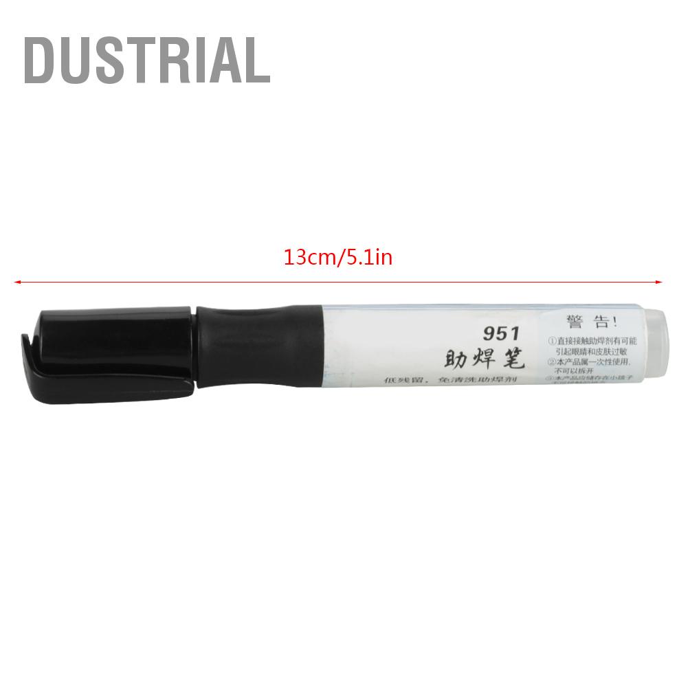 Dustrial 1Pc 13Cm 951 Hàn Nhựa Thông Lượng Bút Chất Rắn Thấp KHÔNG Sạch Cho Tấm Pin Năng Mặt Trời