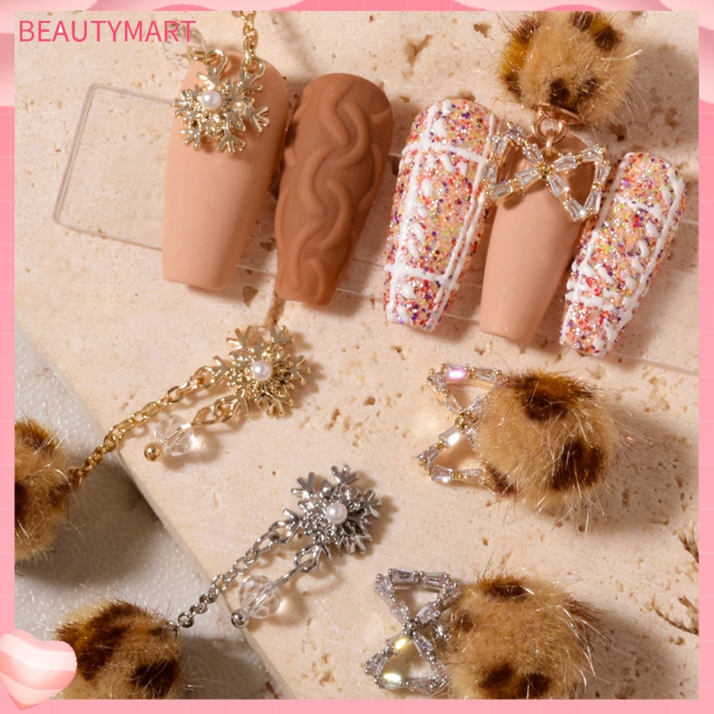 Phụ Kiện Dây Xích Đính Đá Lấp Lánh Trang Trí Móng Tay