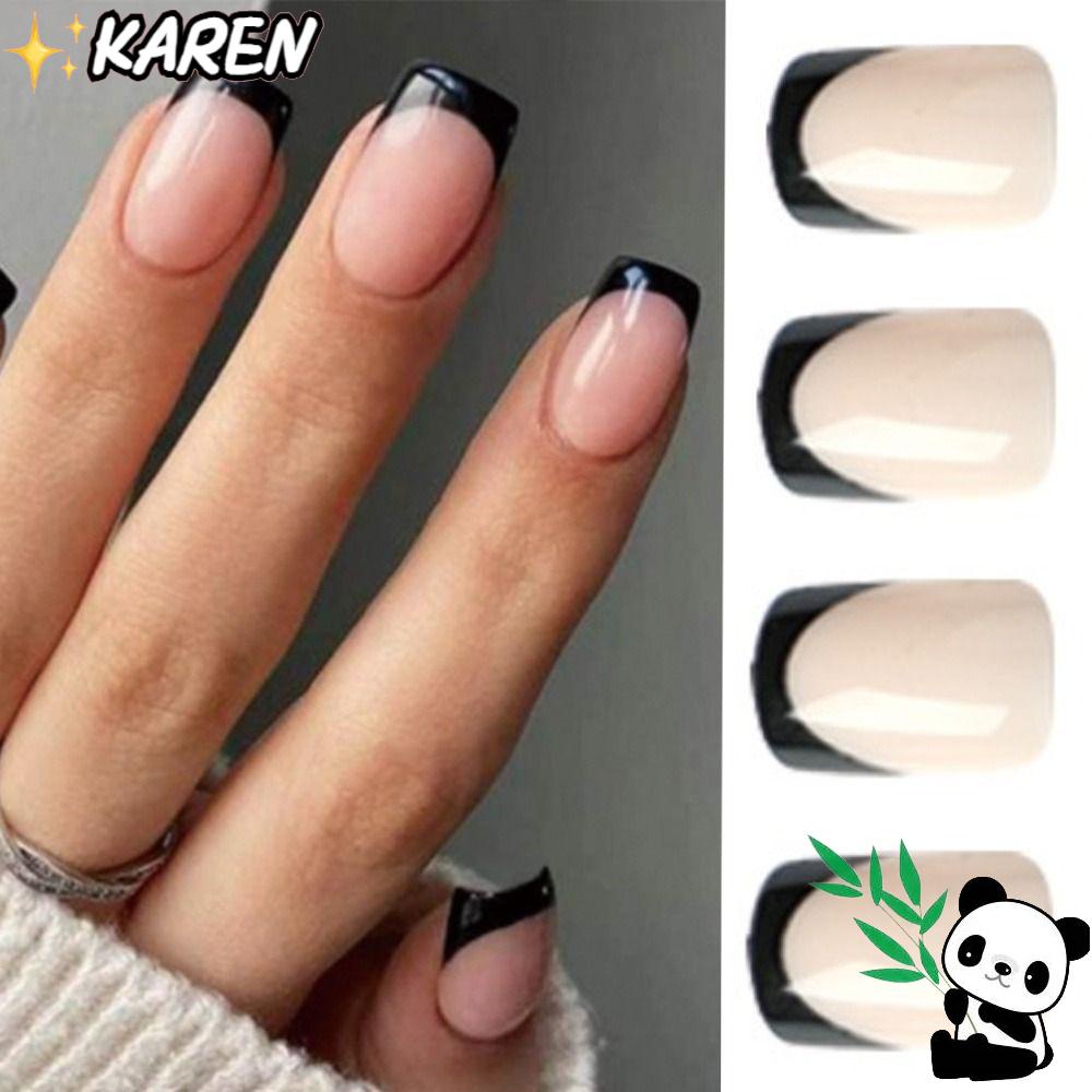 Set 24 Móng Tay Giả Có Thể Tháo Rời