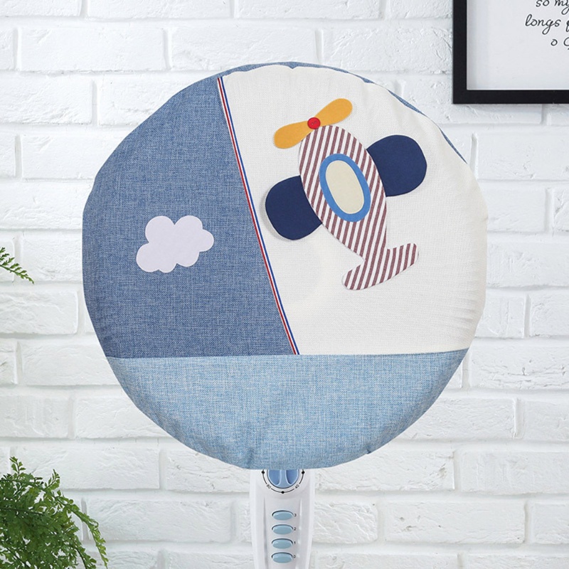 Vỏ Bọc Quạt Tròn Bằng Vải Chống Bụi An Toàn Cho Bé