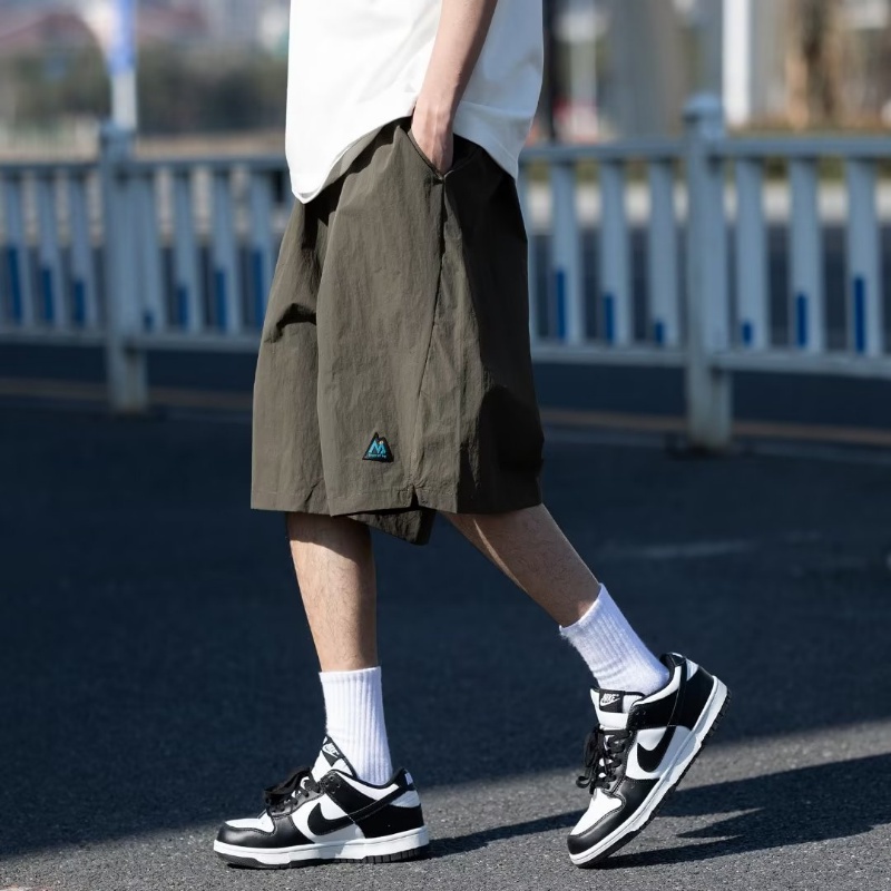 Quần Short Thể Thao Xếp Ly Phong Cách Nhật Bản Chống Thấm Nước Thời Trang Mùa Hè Cho Nam