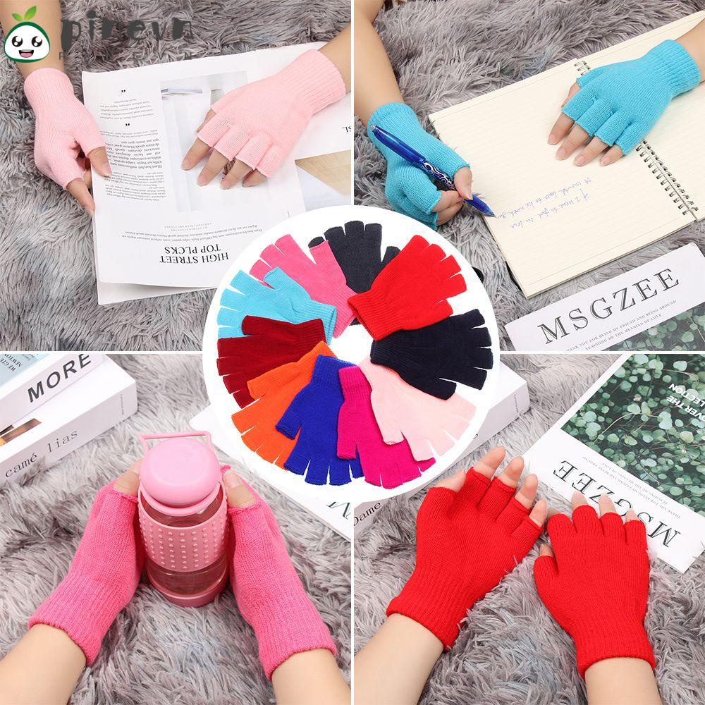 Găng Tay Dệt Kim Mềm Mại Màu Sắc Ngọt Ngào Cho Nam Và Nữ