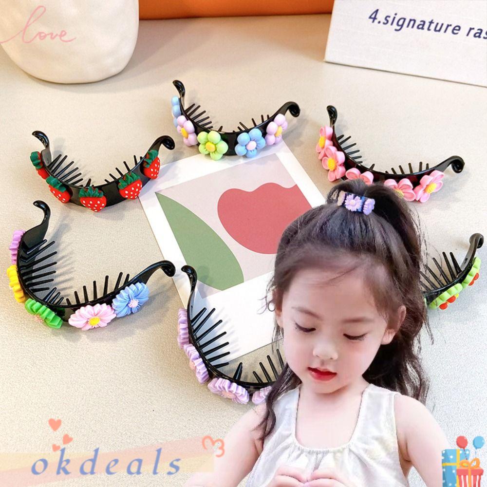 Bộ 3 Kẹp Tóc Hình Hoa Cúc Bằng Acrylic Dễ Thương Cho Bé Gái