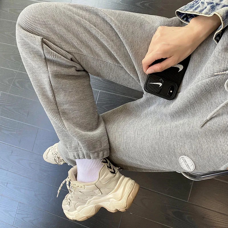 Quần Thể Thao Ống Rộng Mẫu Mới Năm 2023 Phong Cách Đường Phố Hong Kong Cho Nam Và Nữ