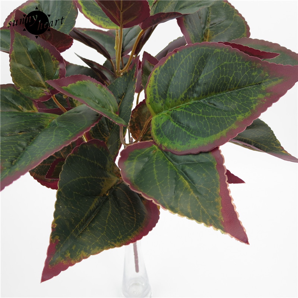 1 Nhánh 6 Đầu Cây Scindapsus Nhân Tạo Trang Trí Nội Thất