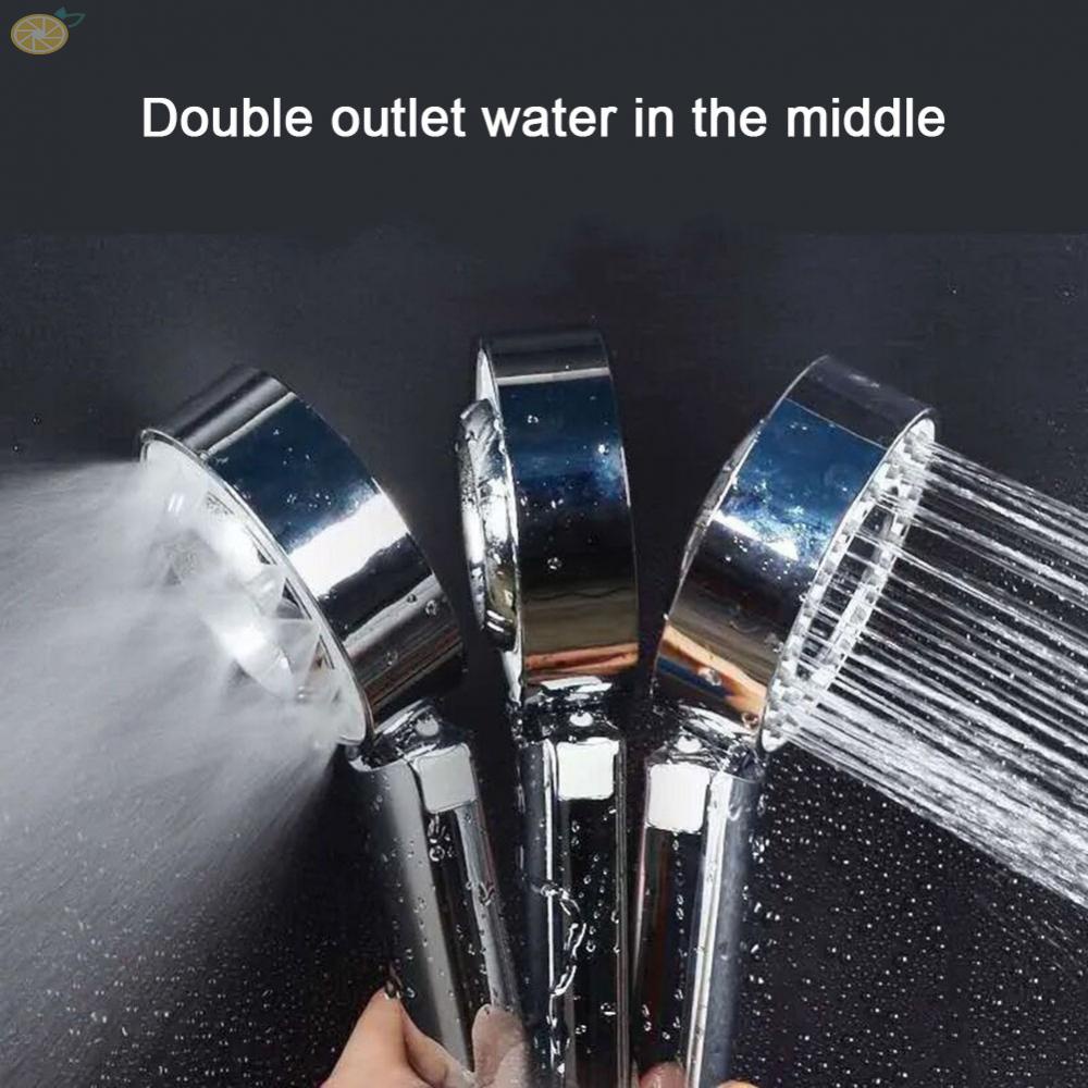 【VARSTR】Shower Head Bathroom Double-sided Dual Function Round Shower Accessories
