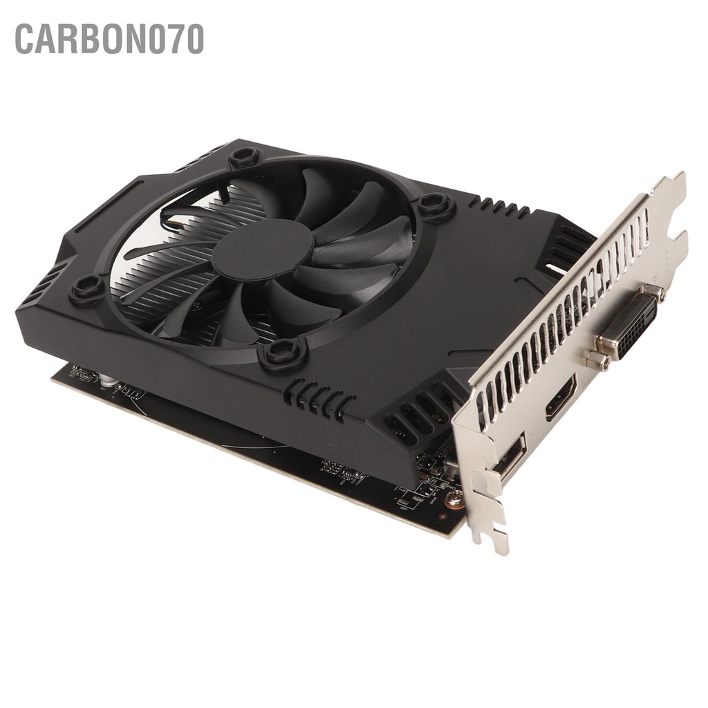 Carbon070 Card Đồ Họa Chơi Game RX550 4GB GDDR5 128bit 7680x4320 512 Nhân CUDA Quạt Đơn Máy Tính