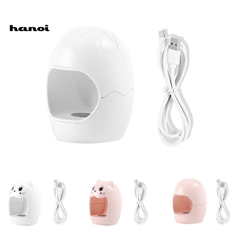 Đèn Sấy Khô Móng Tay Bằng Điện Mini Hình Động Vật Dễ Thương Dùng Tại Nhà