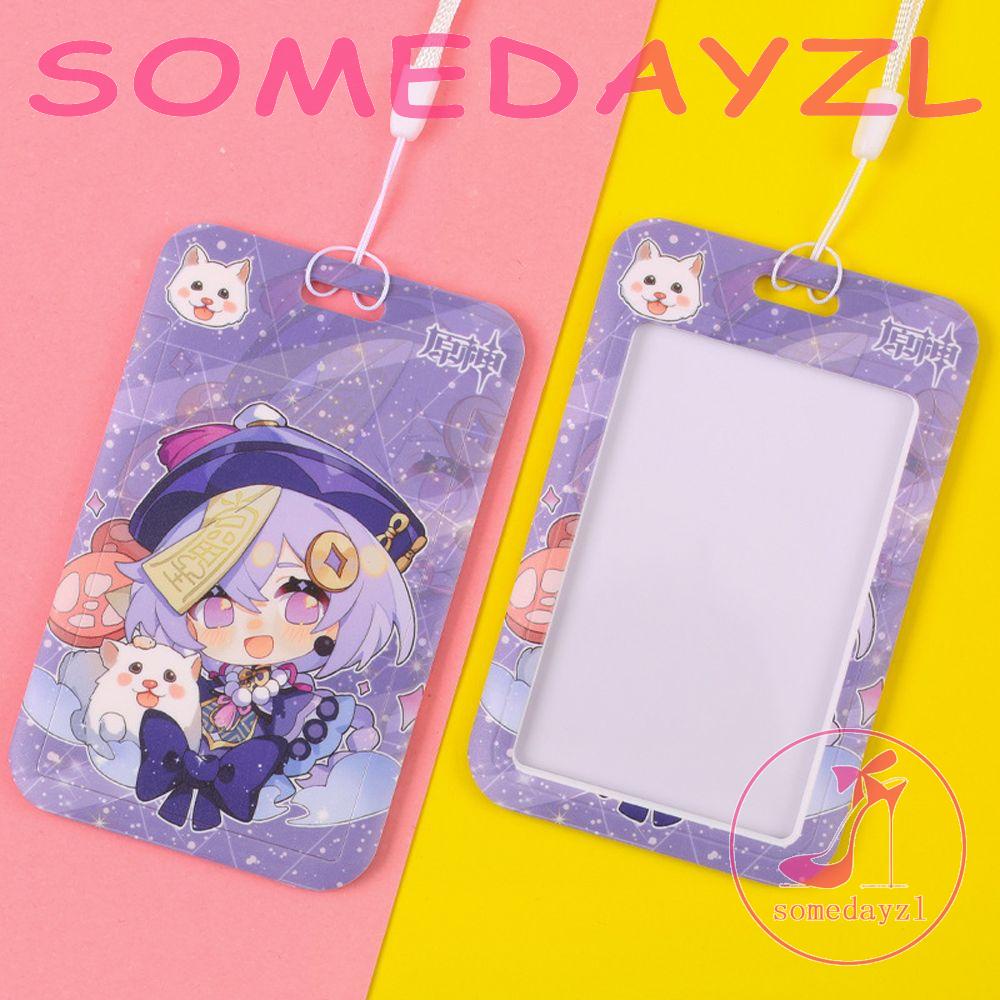 Vỏ Bọc Thẻ Tên Bằng Kim Loại Có Móc Khóa In Hình Anime Qiqi Dành Cho Nữ