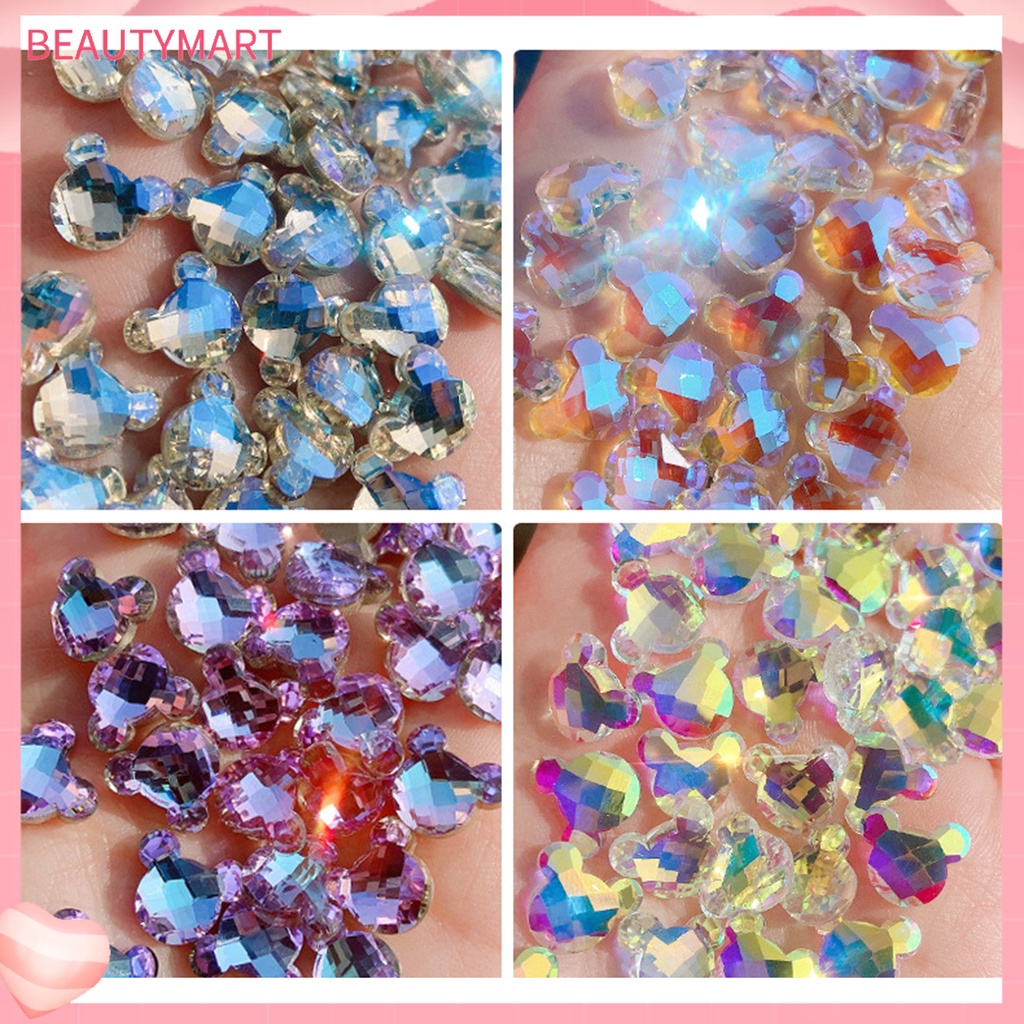 Set 5 Phụ Kiện Đính Trang Trí Móng Tay Nhiều Mặt Đính Đá Thời Trang Cho Nữ