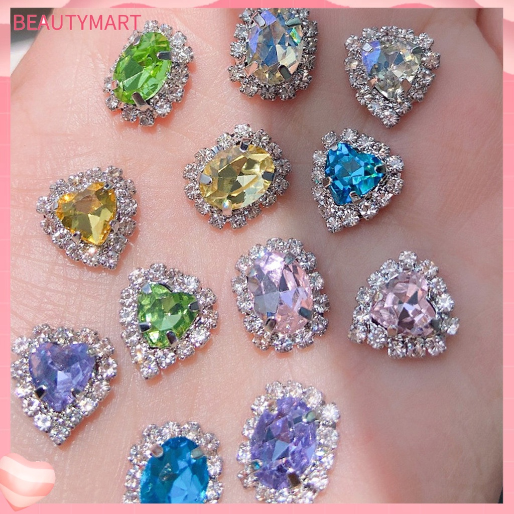 Phụ Kiện Trang Trí Móng Tay Lấp Lánh Bằng Hợp Kim Chống Rỉ Đa Năng DIY