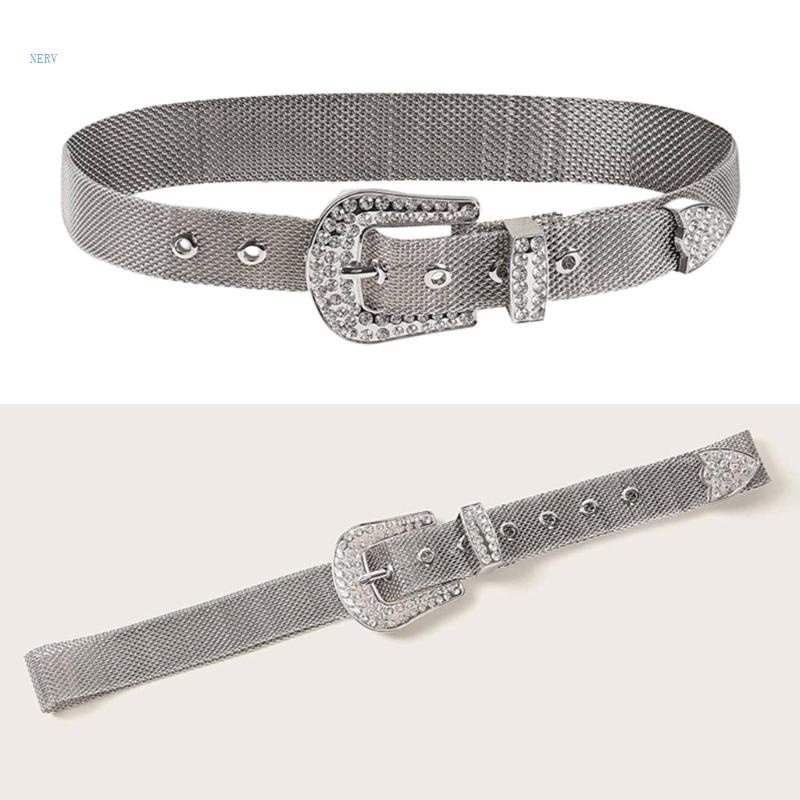 Thắt Lưng Điều Chỉnh Được Bằng Kim Loại Trang Trọng Dành Cho Nam Nữ Mặc Váy Jean