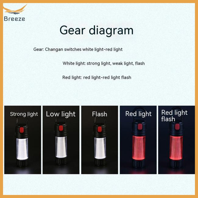 Đèn Pin Led Mini Chống Thấm Nước Kèm Móc Tiện Dụng Mang Theo Du Lịch Cắm Trại