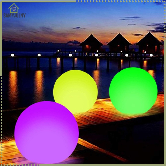 Bong Bóng Bơm Hơi Bằng Pvc Có Đèn Led Điều Khiển Từ Xa Cho Bé