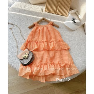 Váy tầng nhăn HB bé gái
