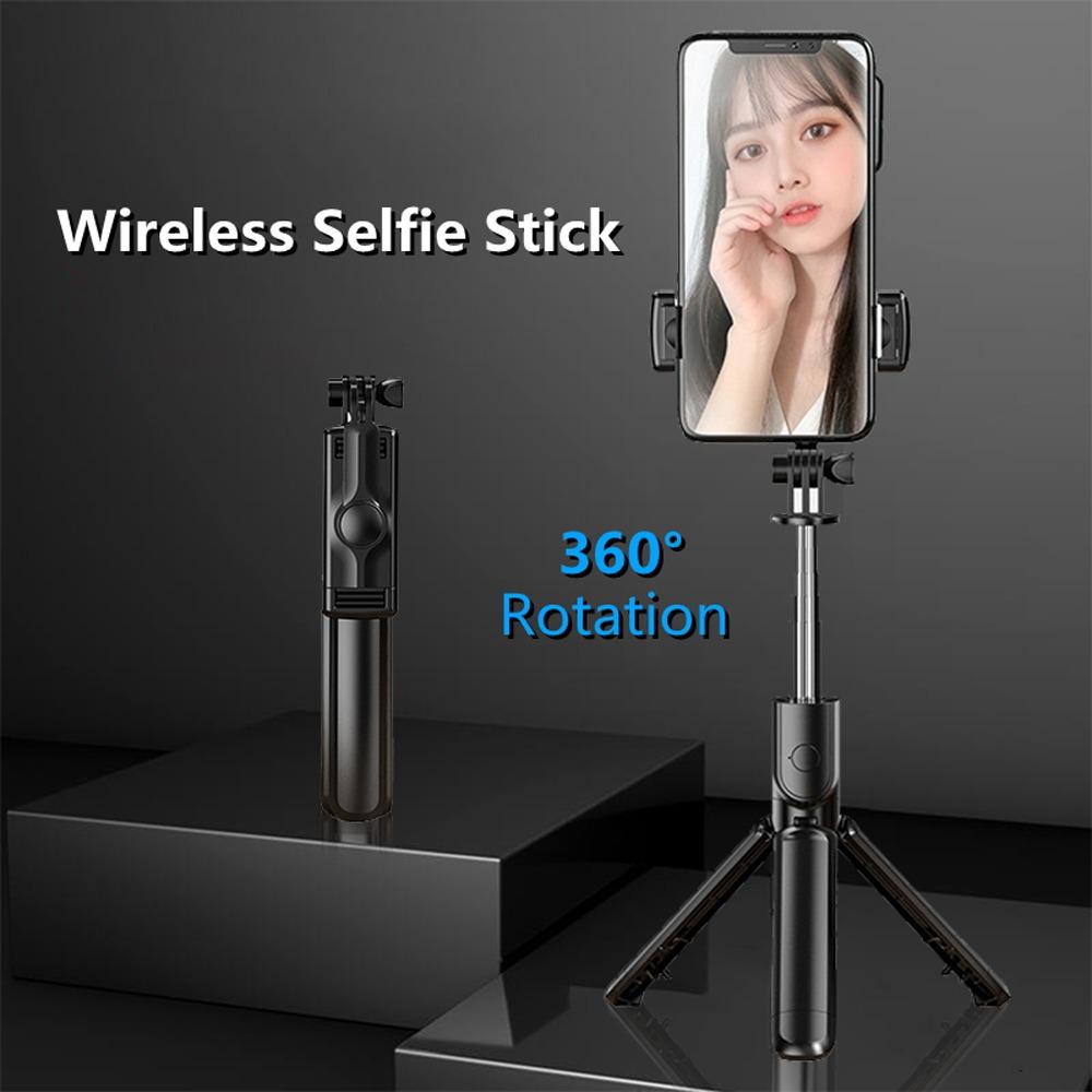 TAYLOR1 Gậy Tự Sướng Bluetooth 6 Chế Độ Sáng 3 Chế Độ Kèm Giá Đỡ Điện Thoại Tiện Dụng