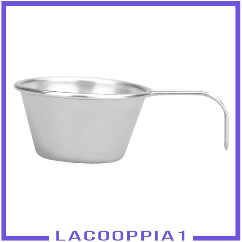[Lacooppia1] Tô Đựng Thức Ăn Bằng Thép Không Gỉ Kích Thước Lớn Dùng Khi Đi Cắm Trại Ngoài Trời