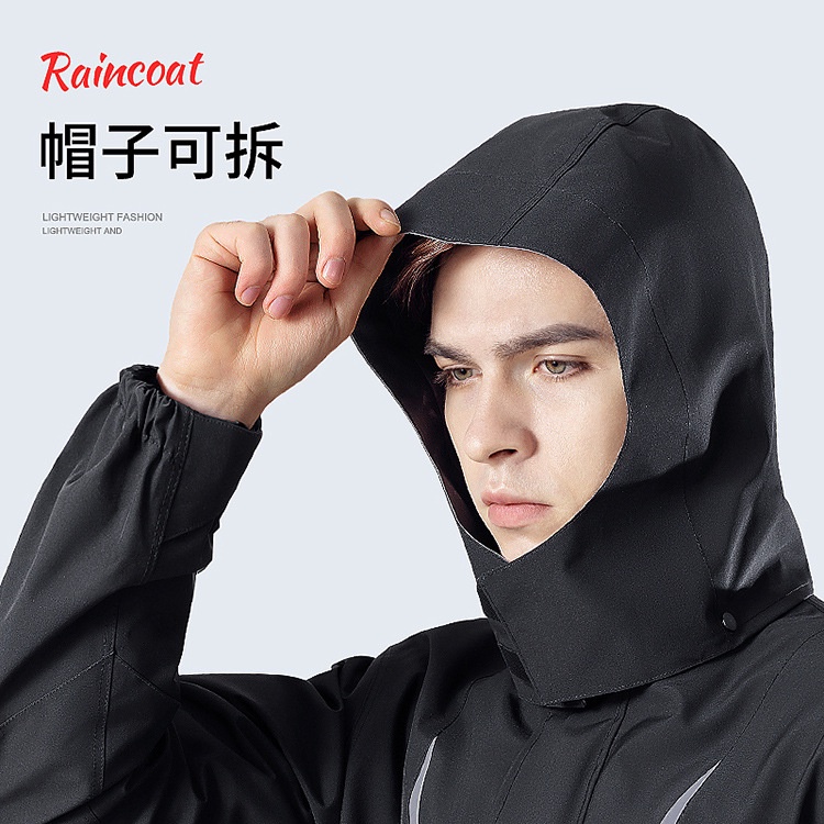 Bộ Quần Áo Mưa Phản Quang Thời Trang Cho Nam