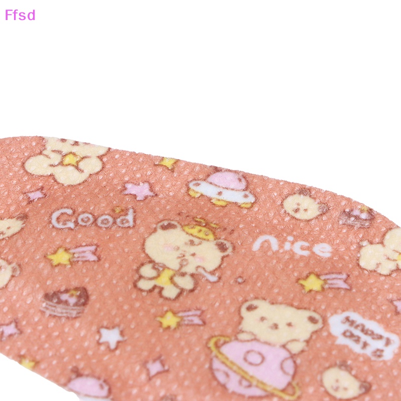 {Ffsd} Set 10 Miếng Dán Mắt Dùng Một Lần Họa Tiết Hoạt Hình Cho Trẻ Em Bán Chạy