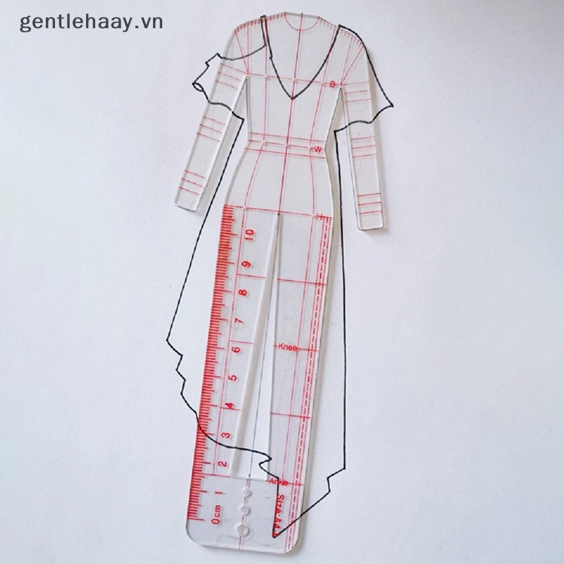 Thước Kẻ Vẽ Phác Thảo Thời Trang Cho Nữ GG