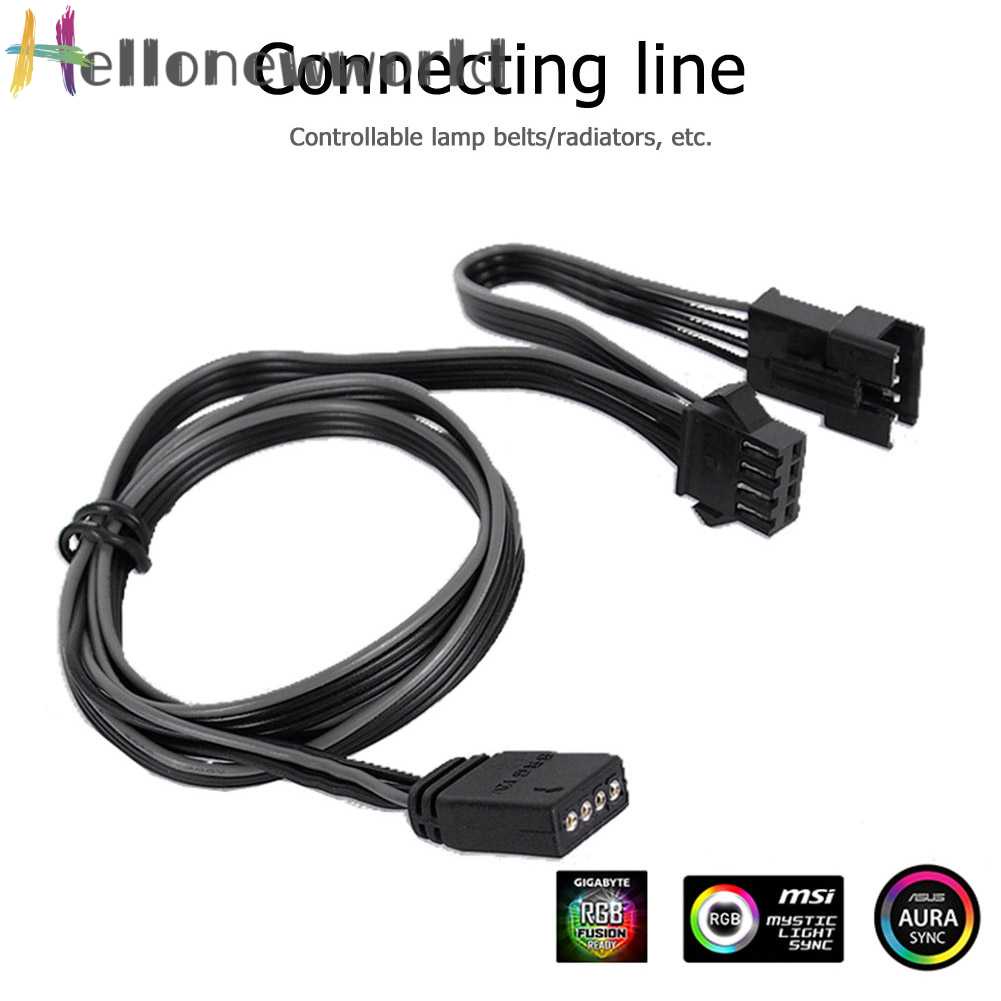 Dây Cáp Nối RGB 12V 4Pin / 5V 3Pin Cho Bo Mạch Chủ Giga / Microstar / A-sus
