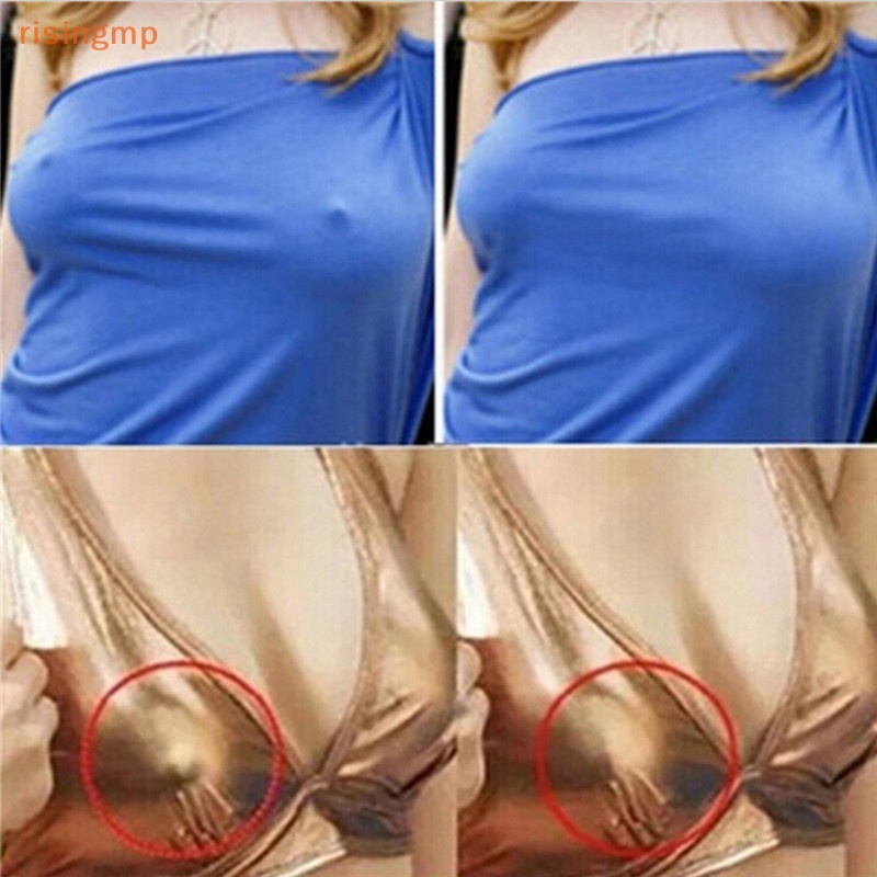 Miếng Dán Ngực Giả Bằng Silicone Tiện Dụng Cho Nữ